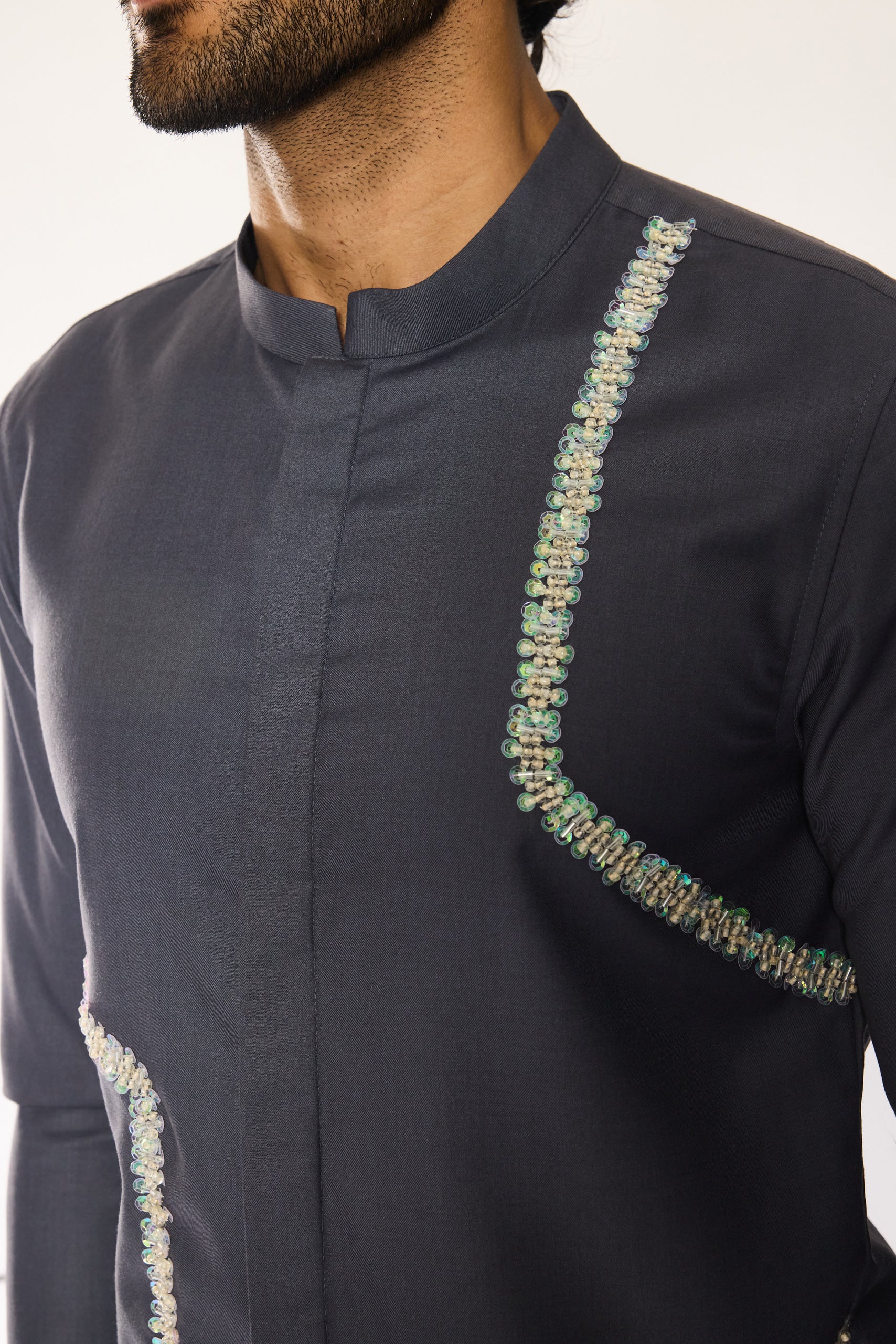 Lumen Grid Statement Shirt