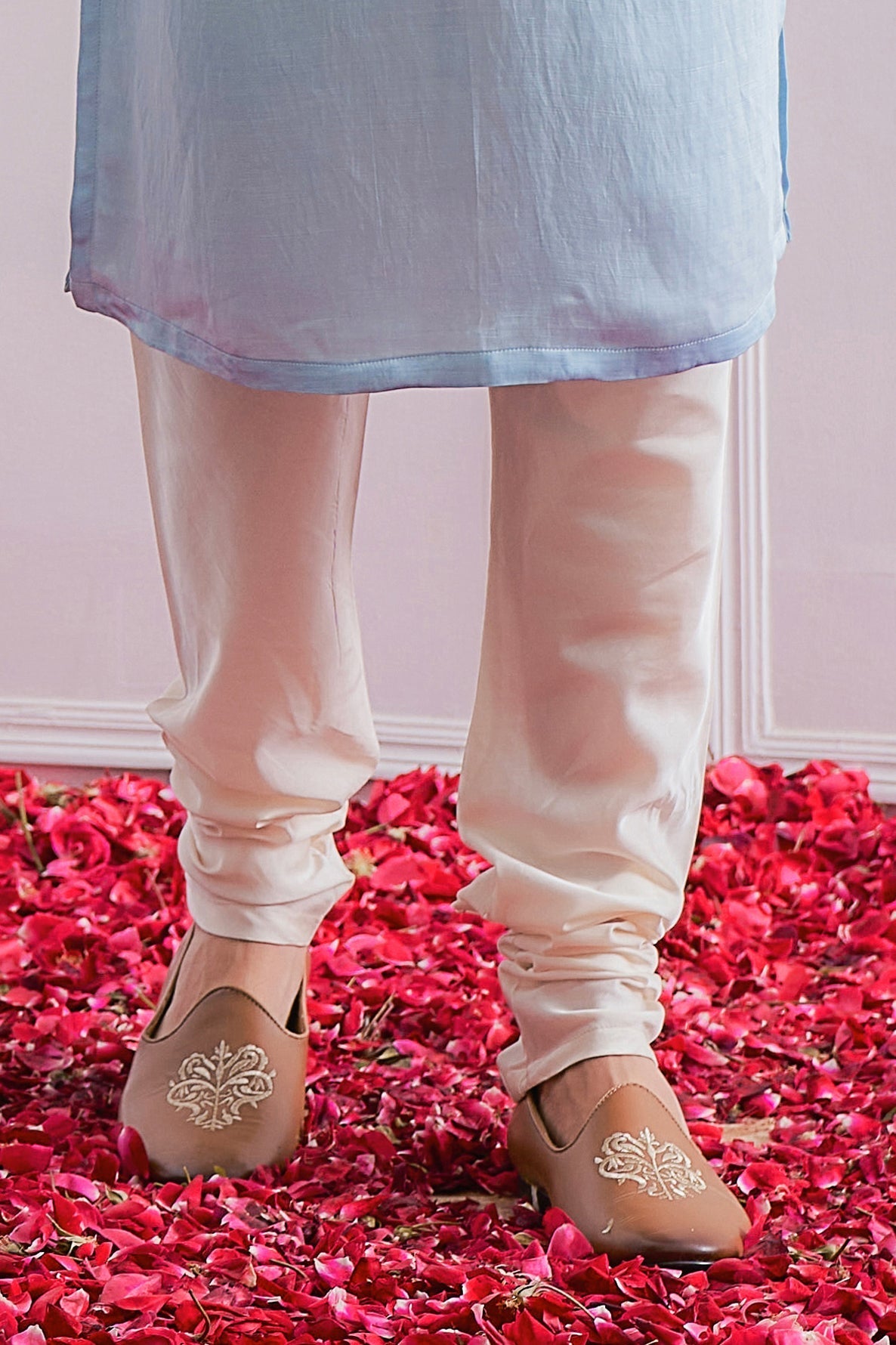 Blue Bandi Set for Men by Ankit V Kapoor - Mirpur Bandi Set