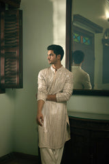 YASIR KURTA (CHAMPAGNE GOLD)