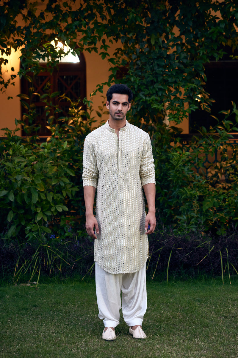 YASIR KURTA (MINT GREEN)