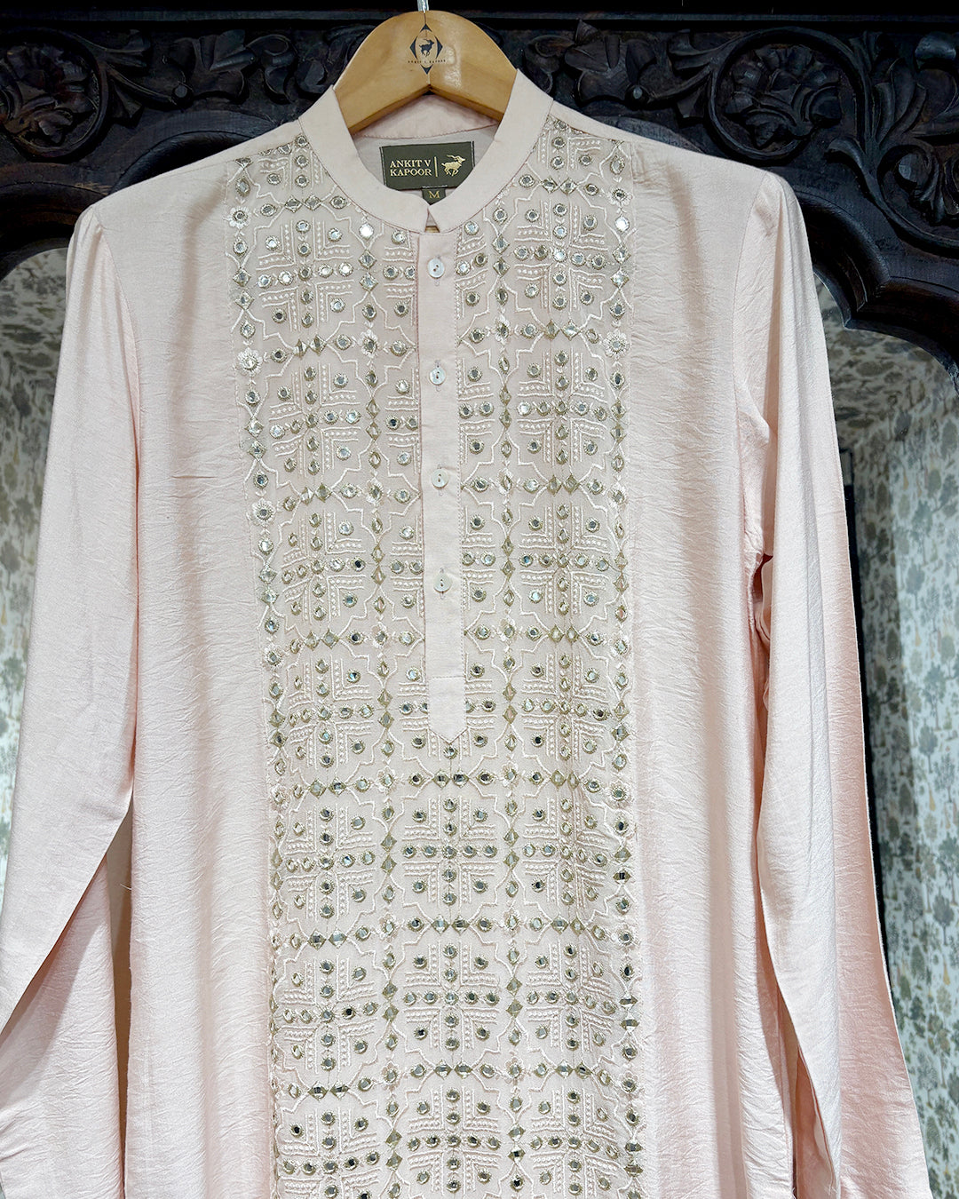 SAJID KURTA (DUSTY PEACH)