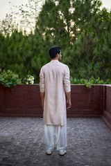 SAJID KURTA (DUSTY PEACH)