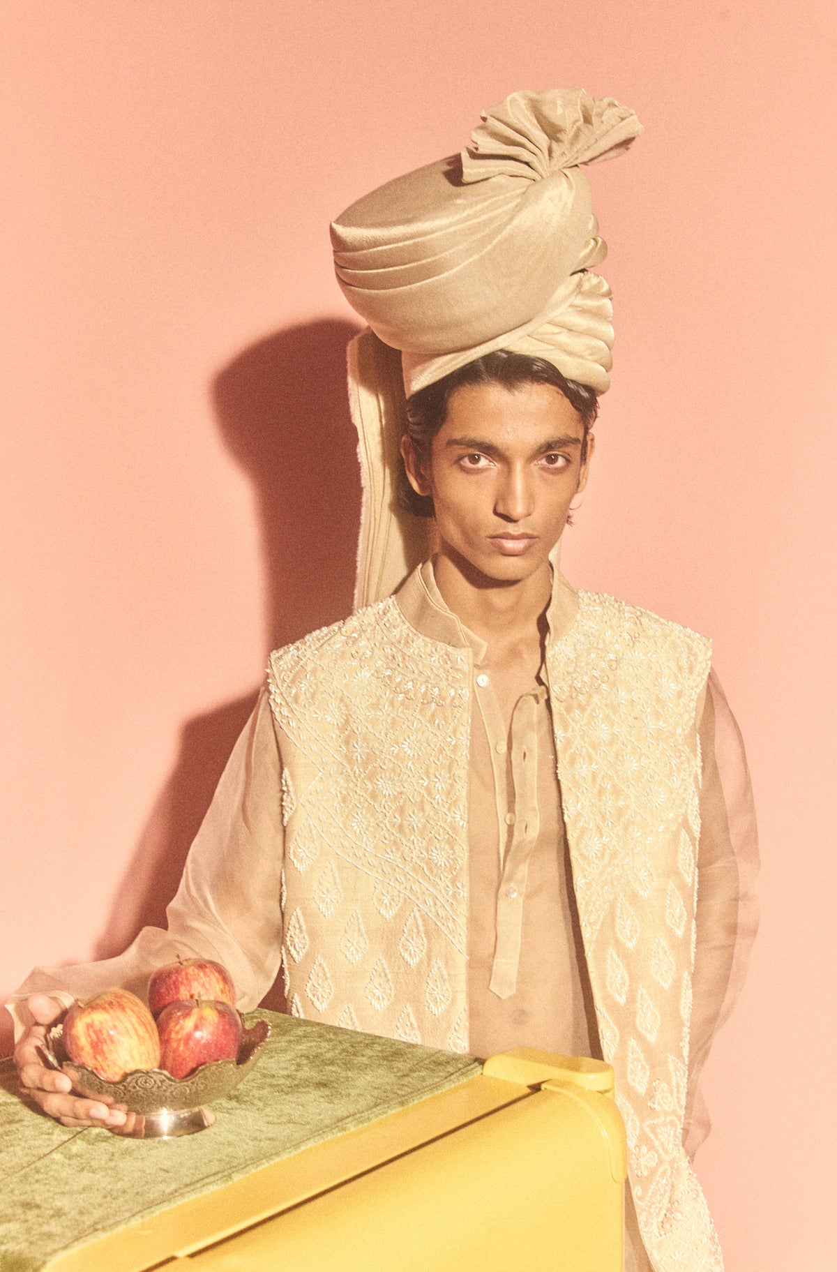 Beige Shehzada Bandi