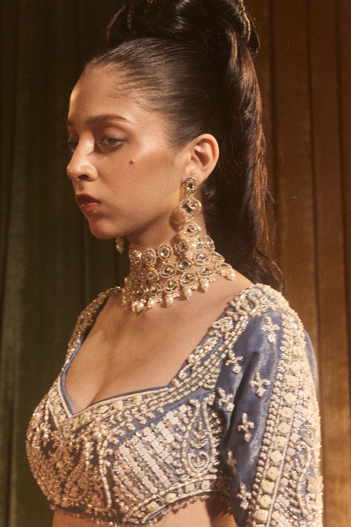 Bijli Sitara Lehenga