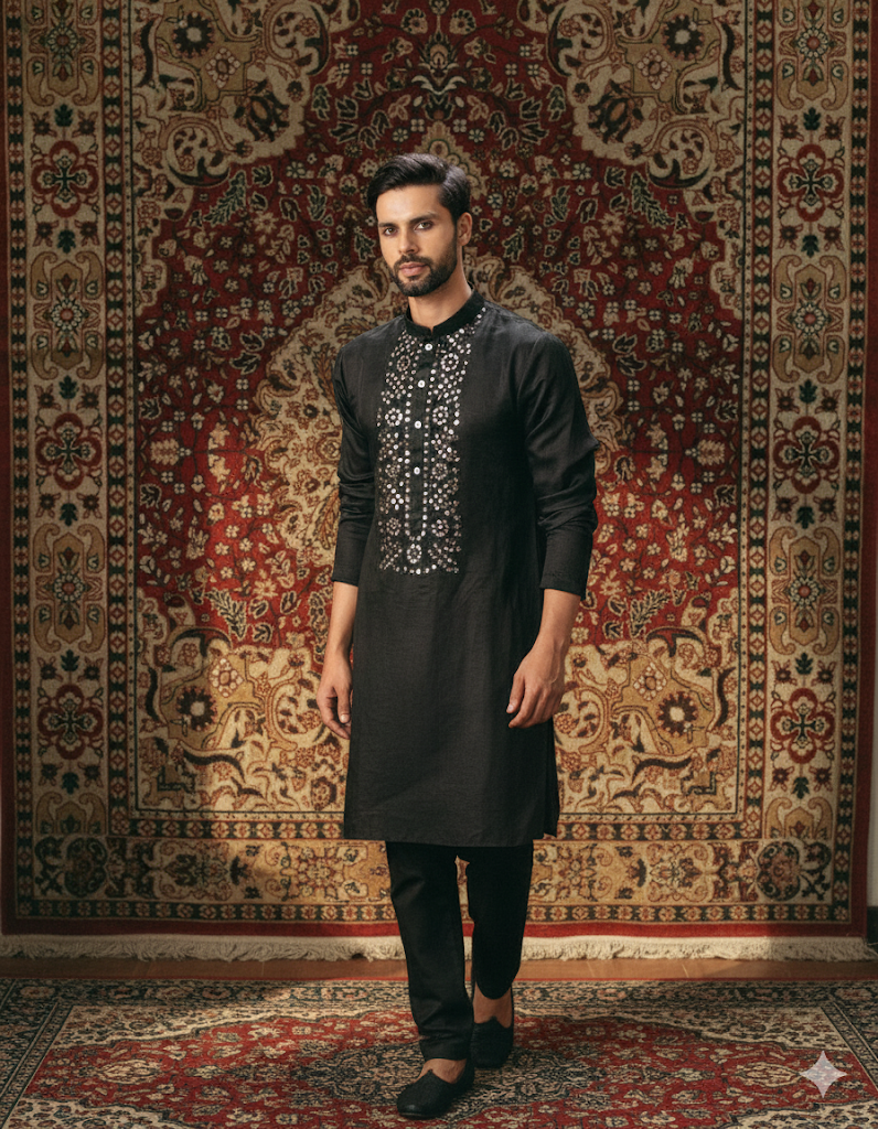 KIAN KURTA (Black)