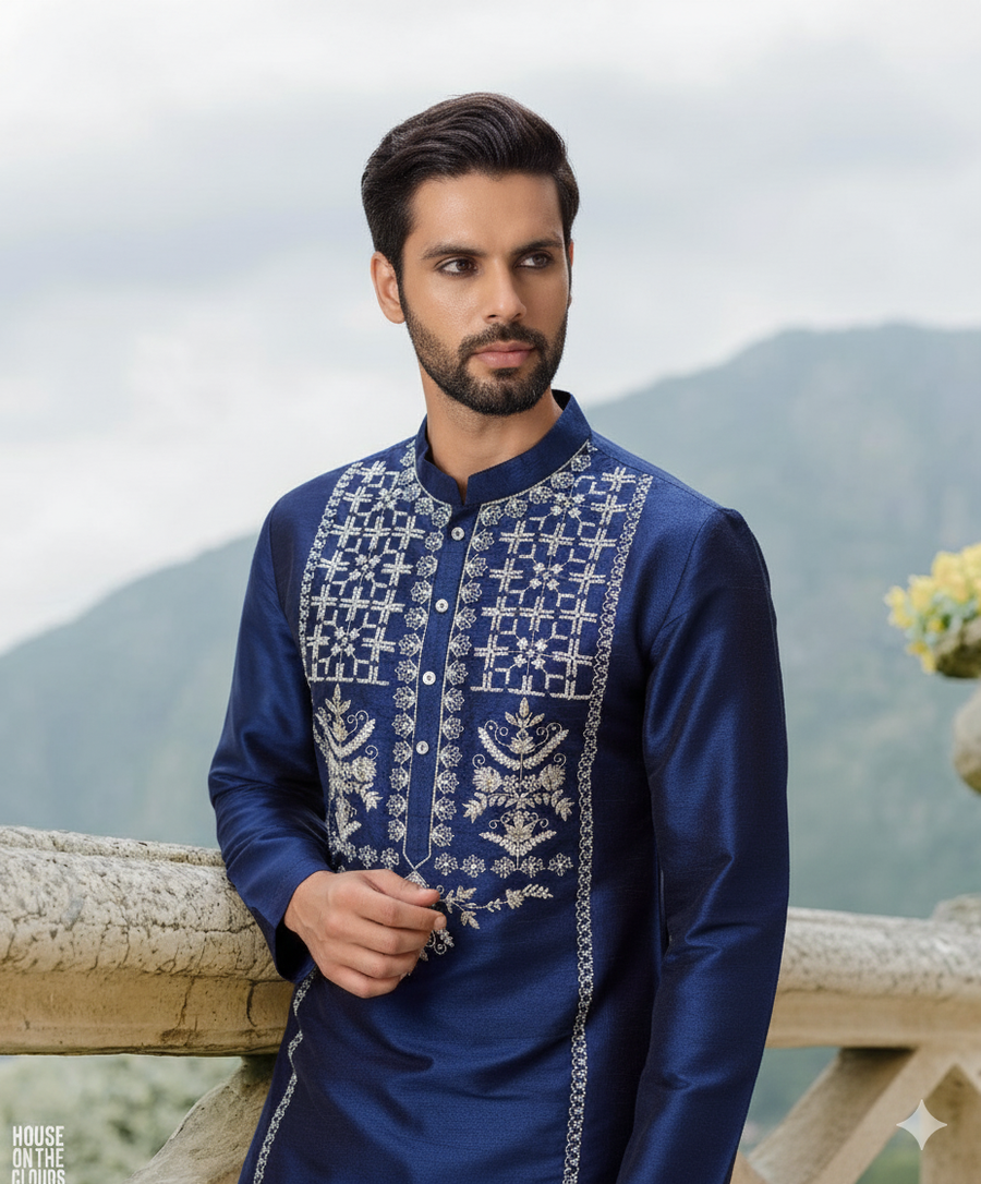 GHAZI KURTA (Blue)
