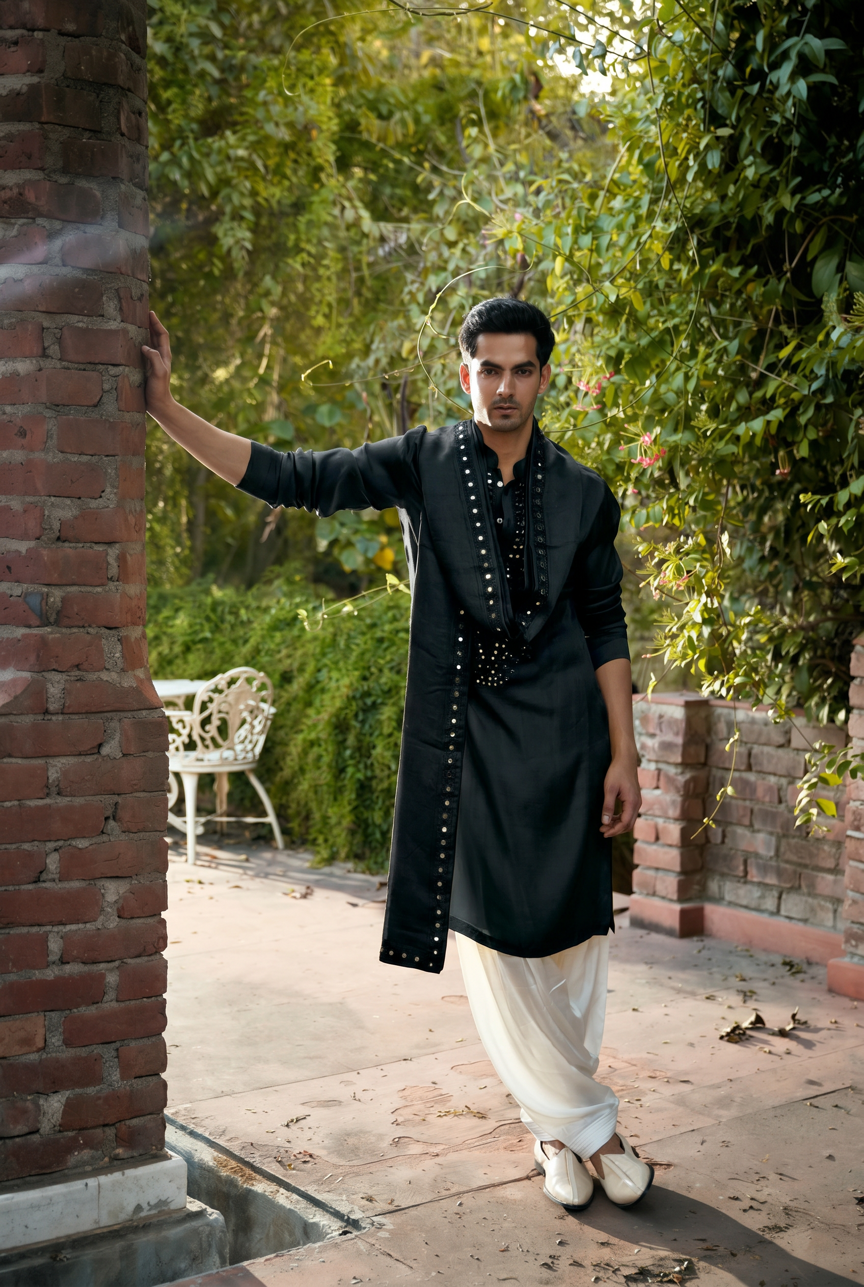 SHEHZAD KURTA - BLACK