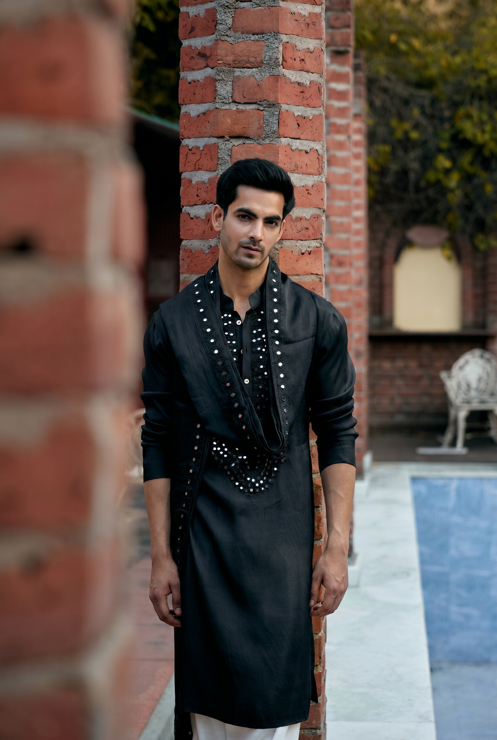 SHEHZAD KURTA - BLACK