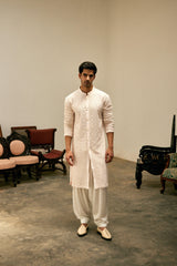 UMAIR KURTA (POWDER PINK)