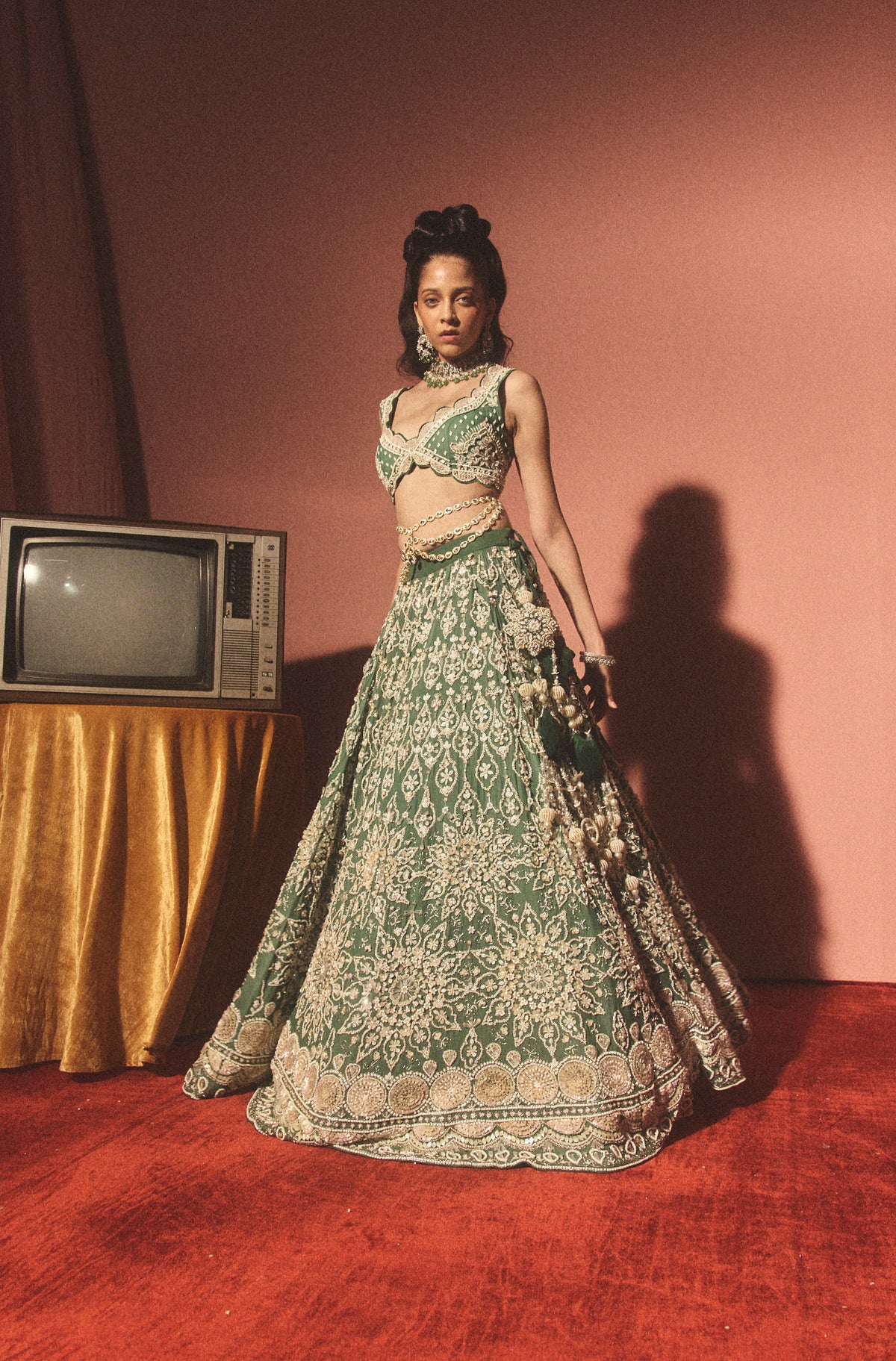 Paan Mehfil Lehenga