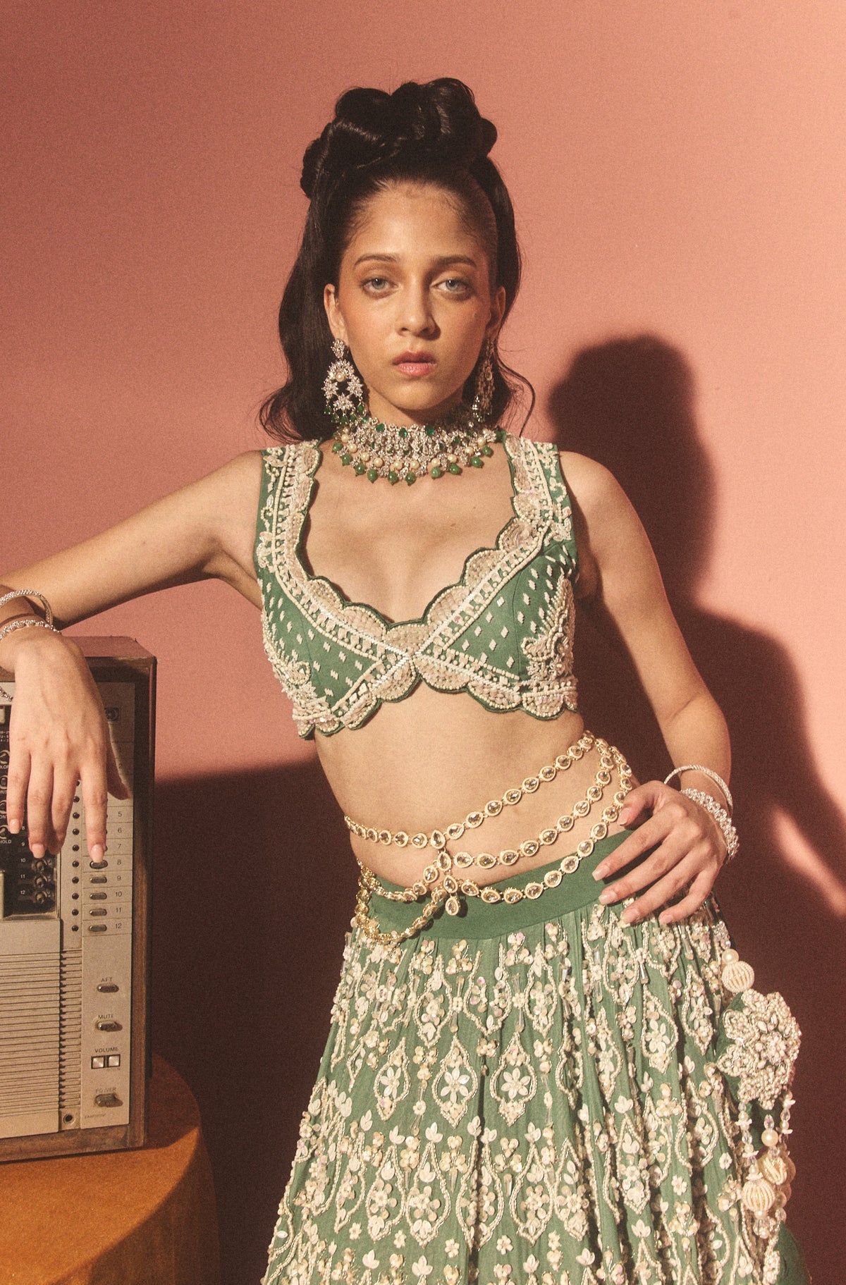 Paan Mehfil Lehenga