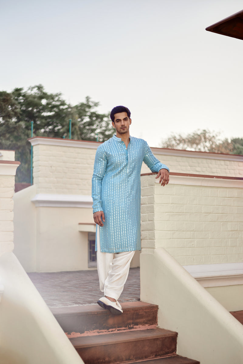 YASIR KURTA (SKY BLUE)