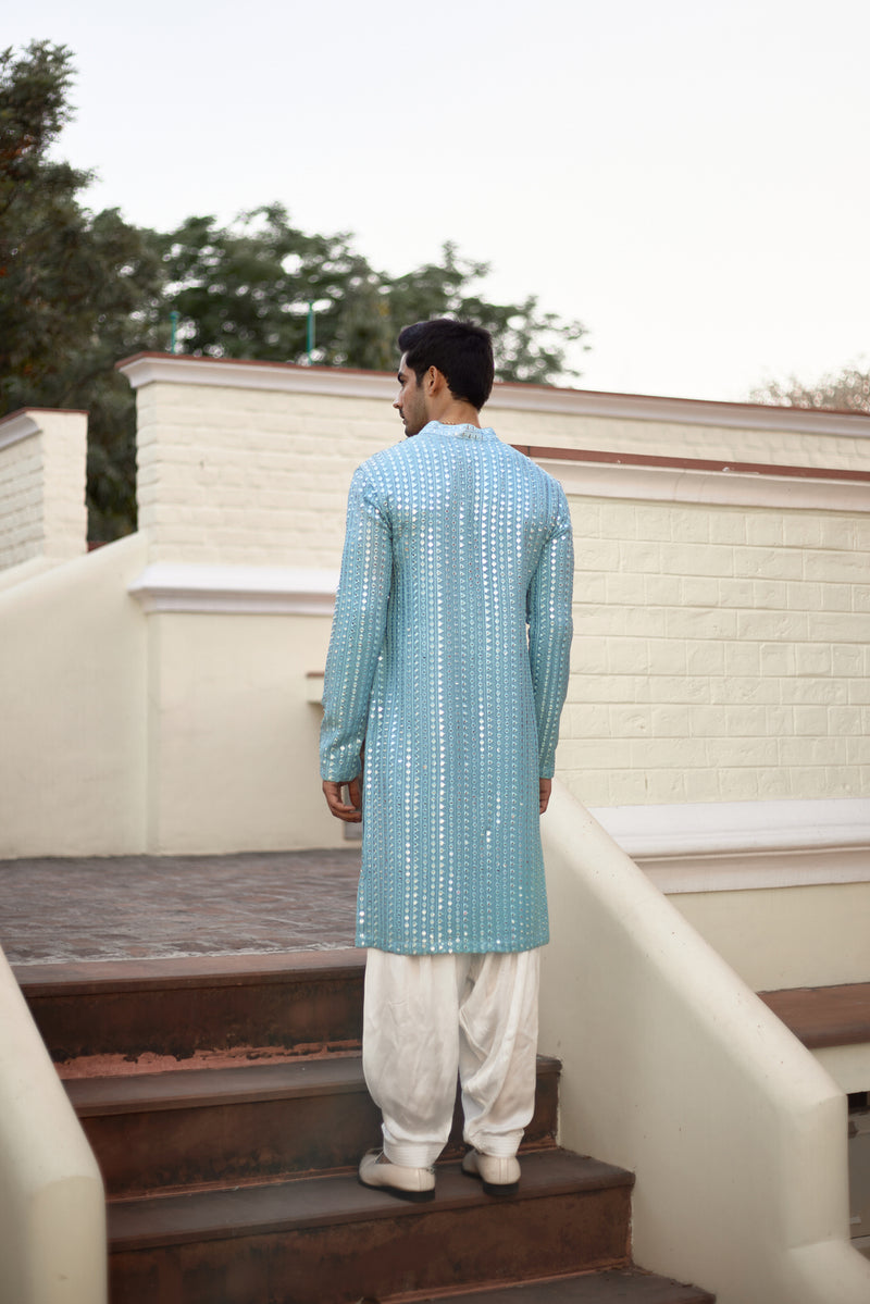 YASIR KURTA (SKY BLUE)