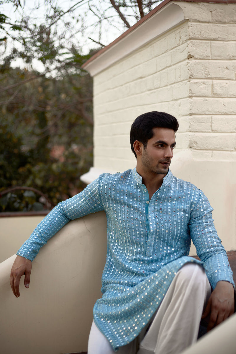 YASIR KURTA (SKY BLUE)