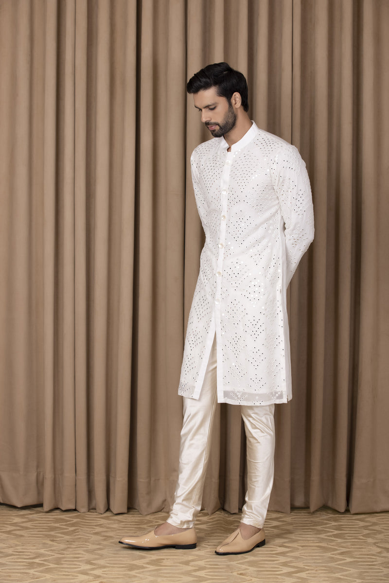 RASHID KURTA (IVORY)