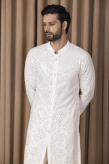 RASHID KURTA (IVORY)