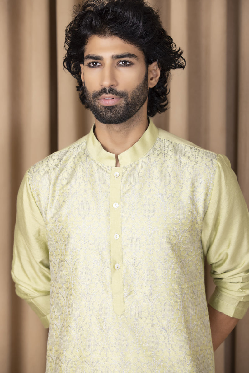 FAHAD KURTA (MINT GREEN)