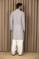 IMRAN KURTA (STEEL GREY)