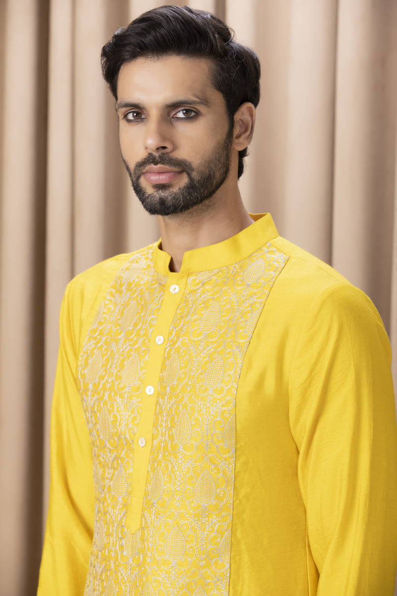 FAHAD KURTA (MUSTARD)