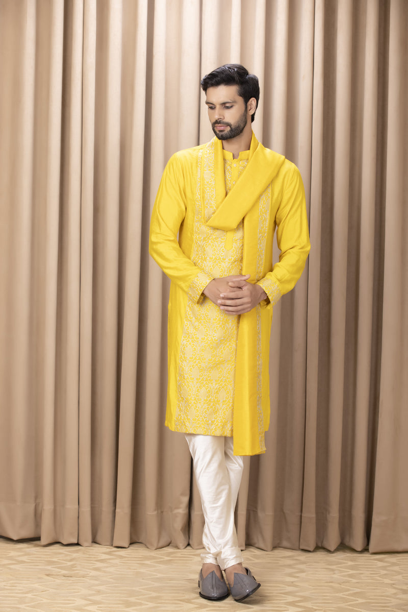 FAHAD KURTA (MUSTARD)