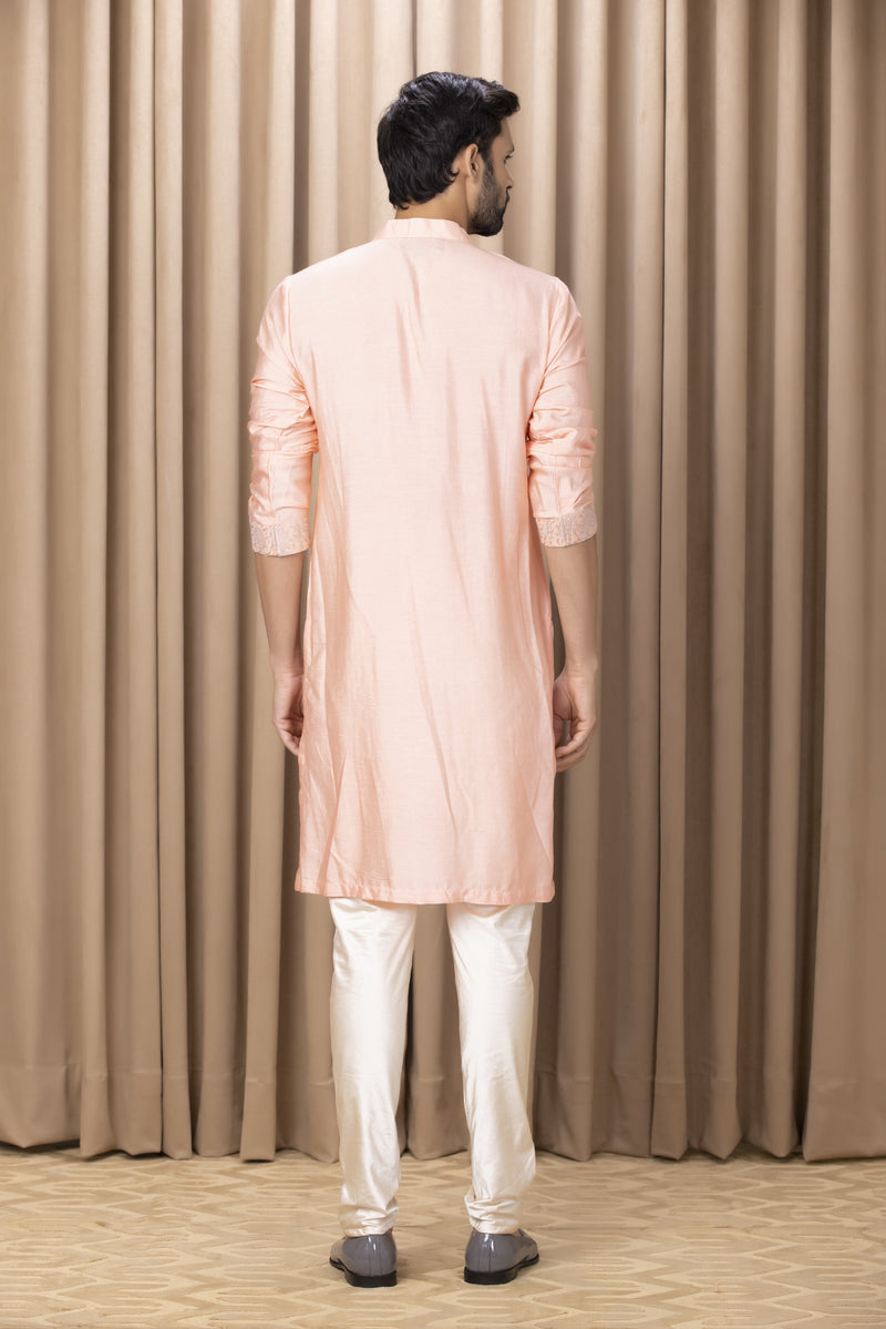 FAHAD KURTA (PEACH)