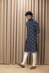 NOOR KURTA (NAVY)