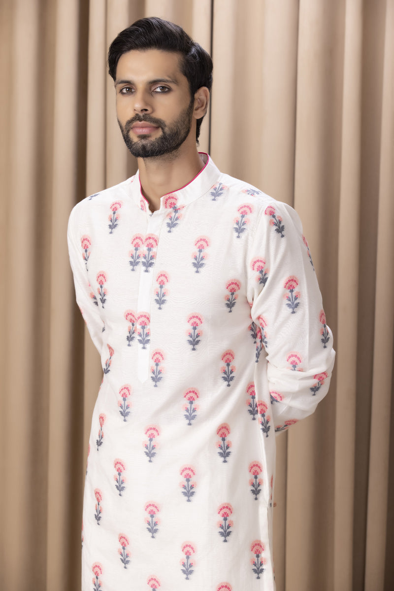 ASHAR KURTA (PINK)