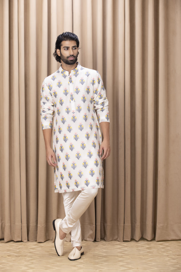 ASHAR KURTA (GREY)