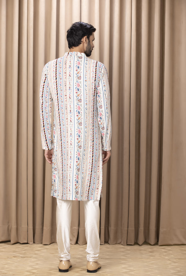 LAKEER KURTA (IVORY)