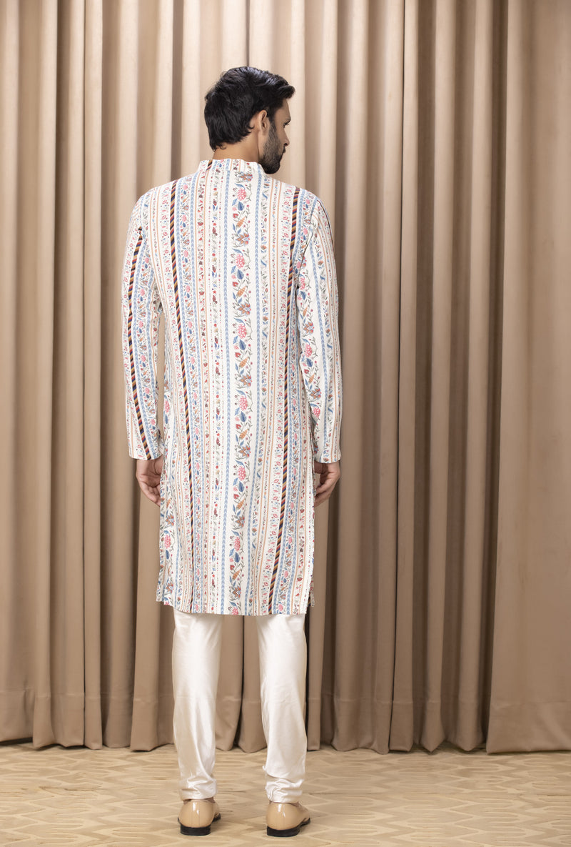 LAKEER KURTA (IVORY)