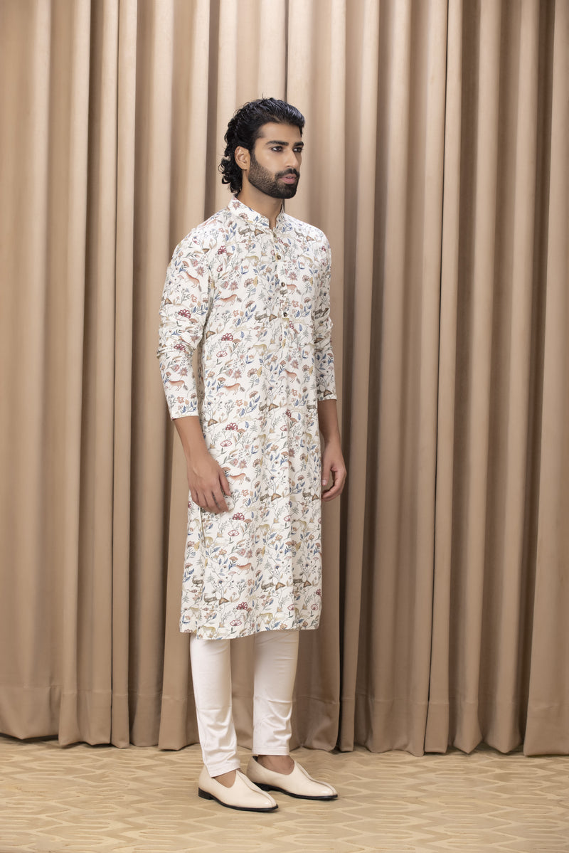 AMAANI KURTA (IVORY)