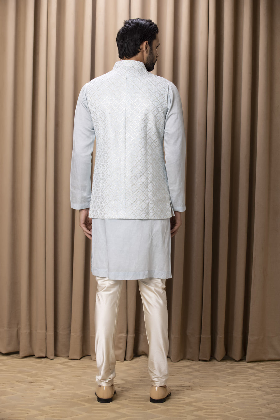 RANJHA BANDI SET (POWDER BLUE)
