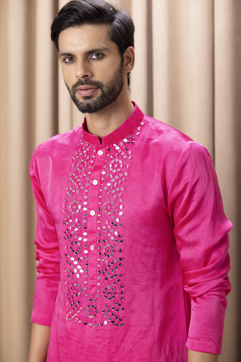 KIAN KURTA (HOT PINK)