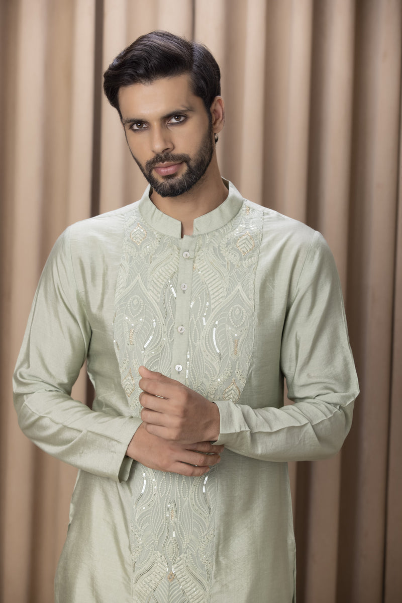 JAVED KURTA (MINT GREEN)