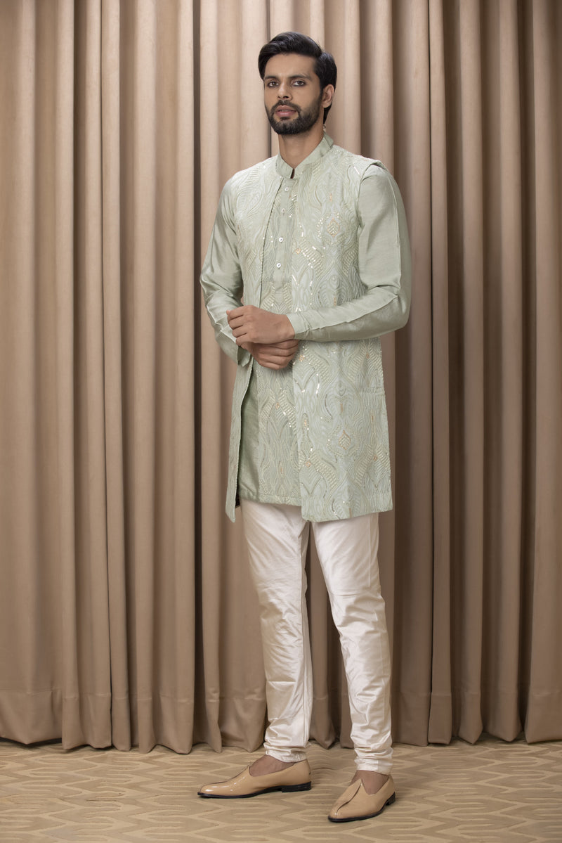 JAVED KURTA (MINT GREEN)