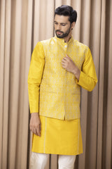 FAHAD BANDI SET (MUSTARD)