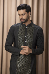 RANJHA KURTA (OLIVE GREEN)