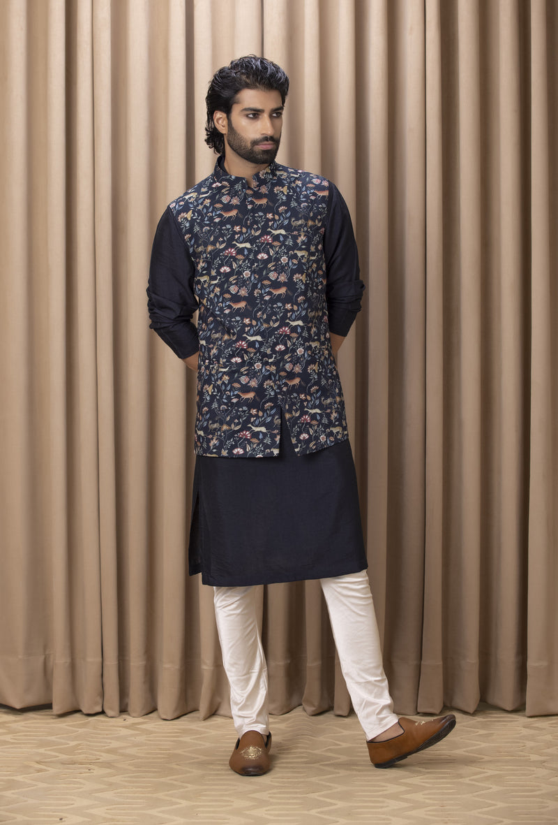 AMAANI BANDI SET (NAVY)