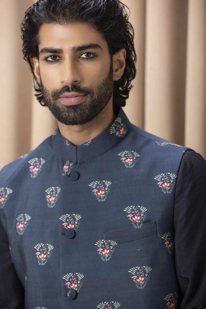 NOOR BANDI SET (NAVY)