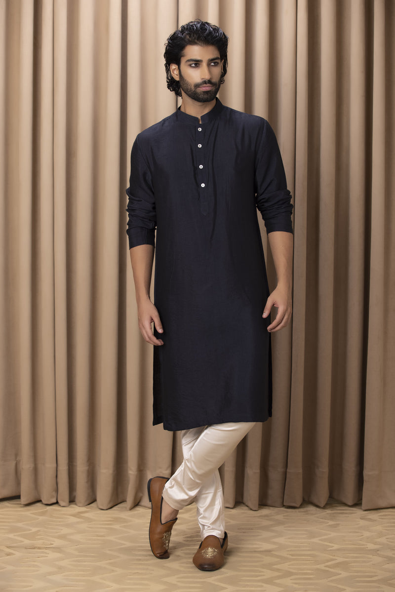 CLASSIC NAVY BLUE KURTA)