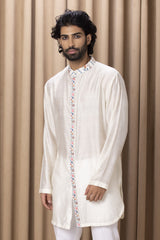 LAKEER KURTA 2 (IVORY)