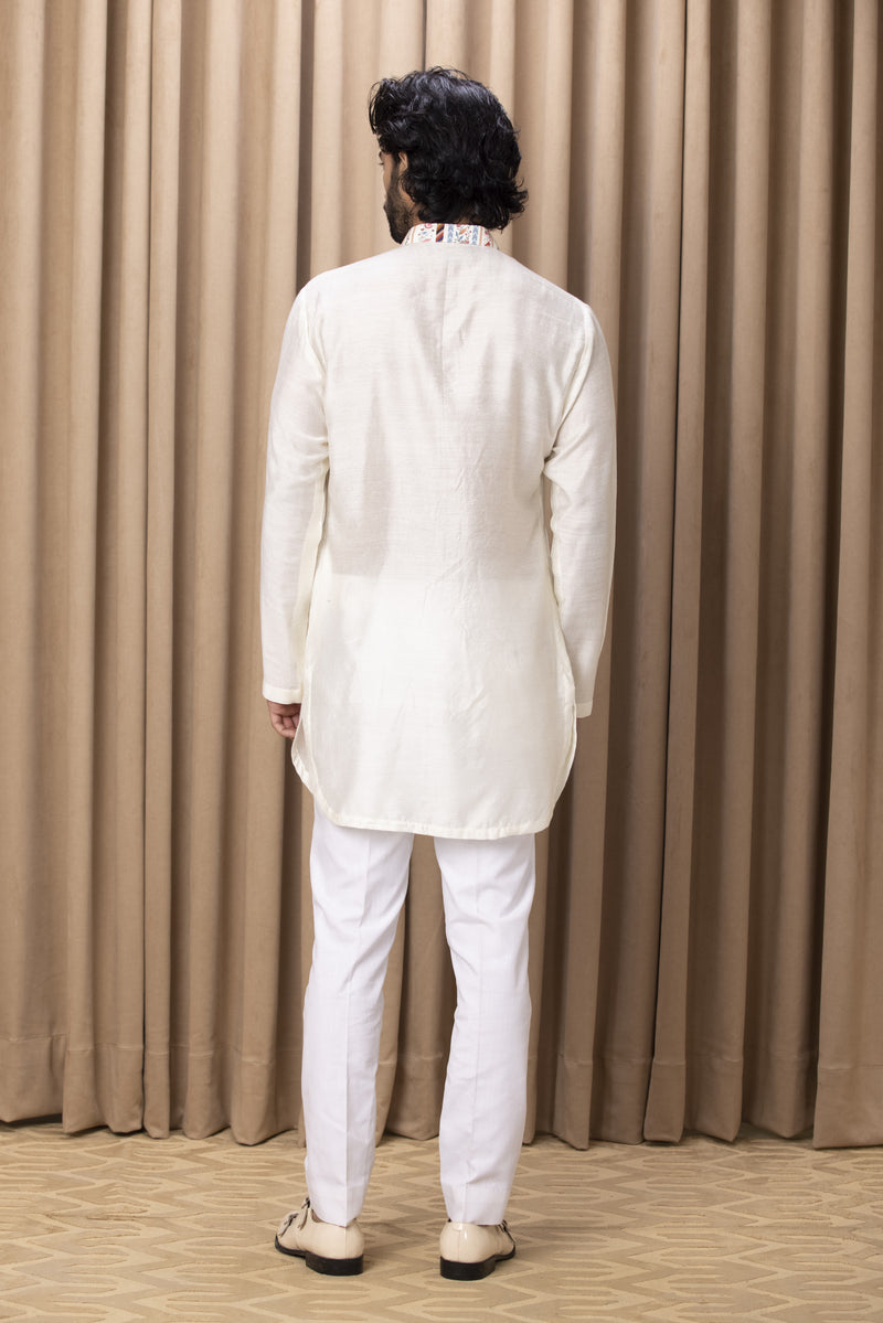 LAKEER KURTA 2 (IVORY)