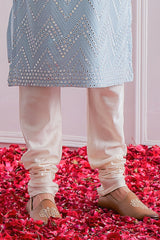 BAHAWALPUR KURTA SET (POWDER BLUE)