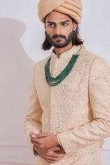 FEROZ SHERWANI SET (DUSTY ROSE)