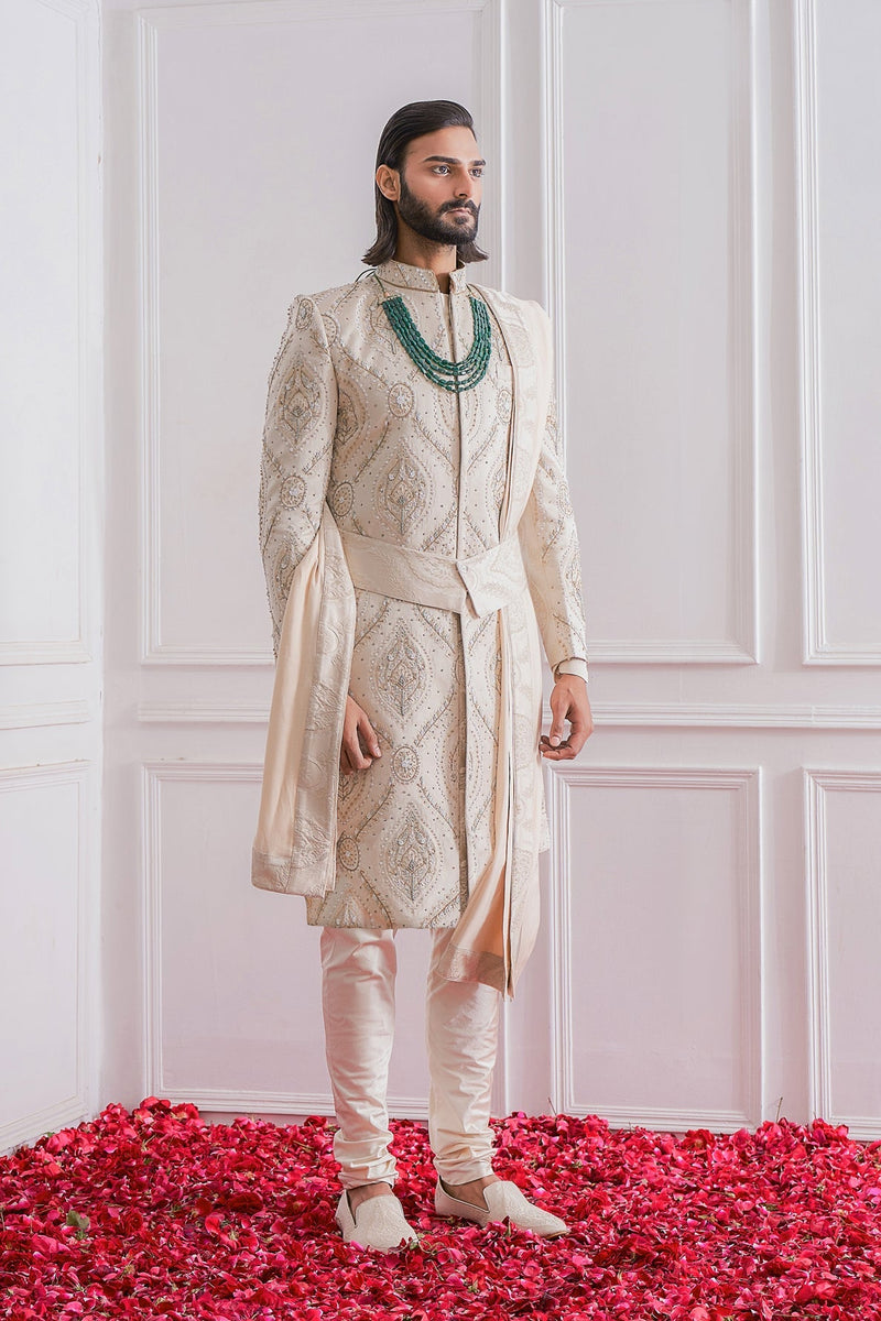 KHANPUR SHERWANI SET