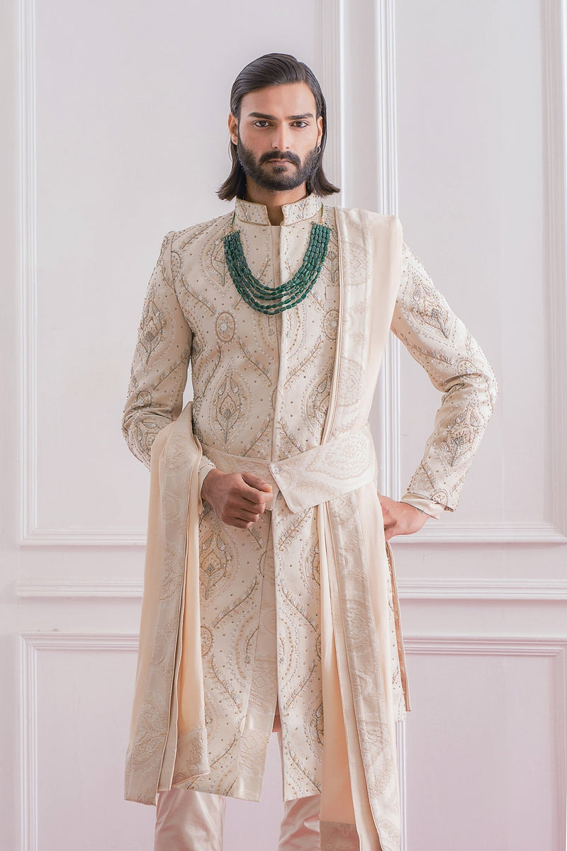 KHANPUR SHERWANI SET