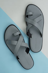 Grey Matte Marshal Slippers