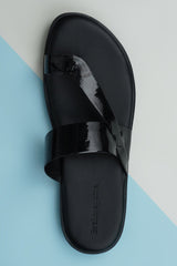 Black Patent Chief Slippers