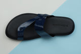 Navy Patent Marshal Slippers