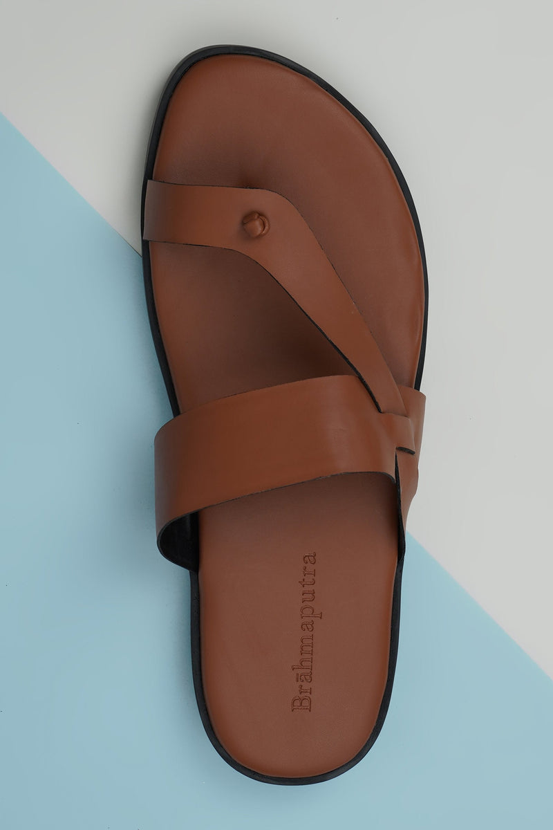 Tan Matte Chief Slippers